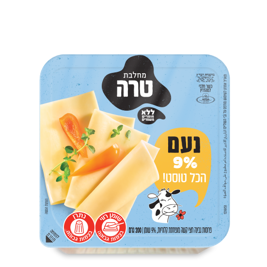 גבינה צהובה 9 אחוז